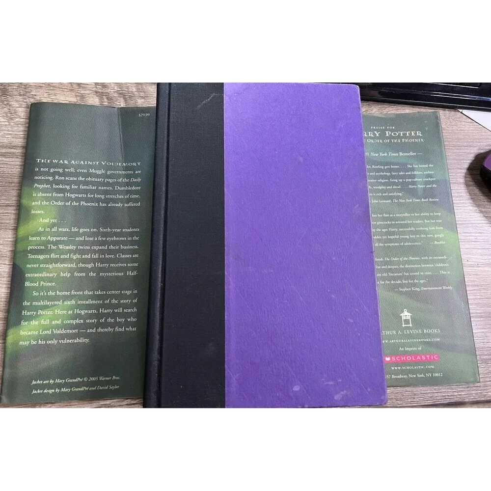Harry Potter and the Half-Blood Prince 2005 1ST American Edition w/ERRORS